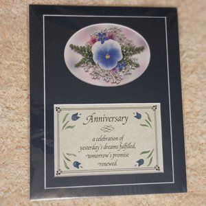 NWT~Limited Edition Framed Print ~ The Significance of an Anniversary (8" X 10")